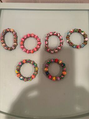 Angela Moore bracelets a kid size. Set of 6 but will sell individually. Like new